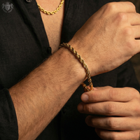 Rope Bracelet (Gold-Colored) 5mm