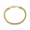 Rope Bracelet (Gold) 5mm