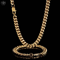 Cuban Bracelet (Gold-Colored) 8mm