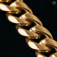 Cuban Bracelet (Gold-Colored) 8mm