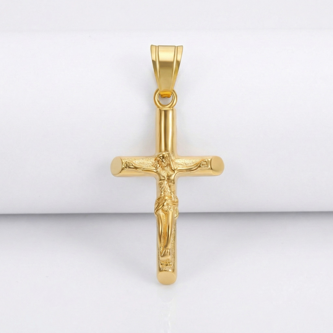 Crucifix (Gold-Colored) 3mm