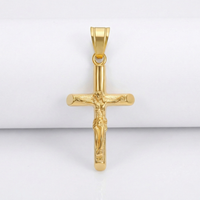 Crucifix (Gold-Colored) 3mm