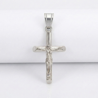 Crucifix (Silver-Colored) 3mm