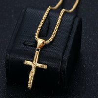 Crucifix (Gold-Colored) 3mm