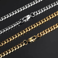 Cuban Chain (Silver-Colored) 8mm