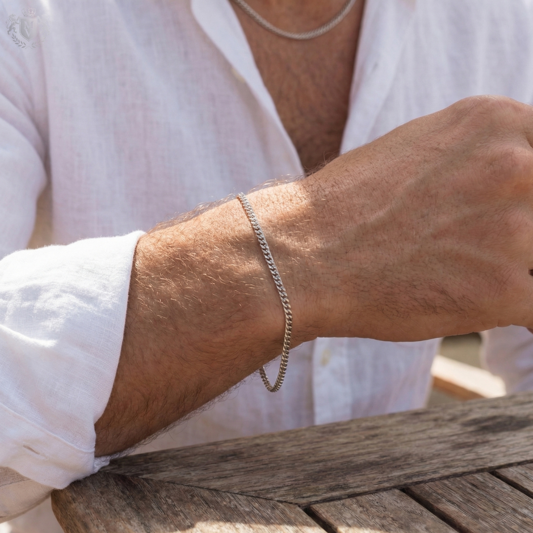 Connell Bracelet (Silver-Colored) 2mm