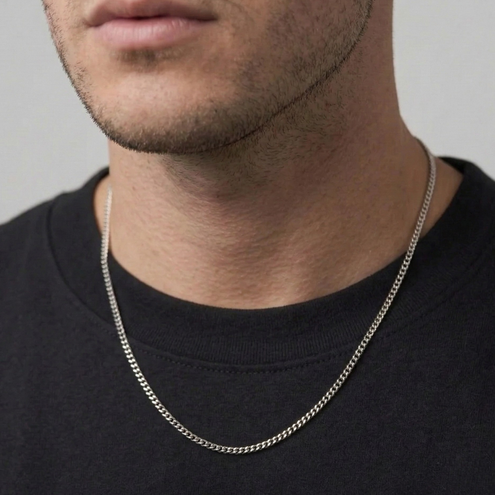 Connell Chain (Silver-Colored) 2mm