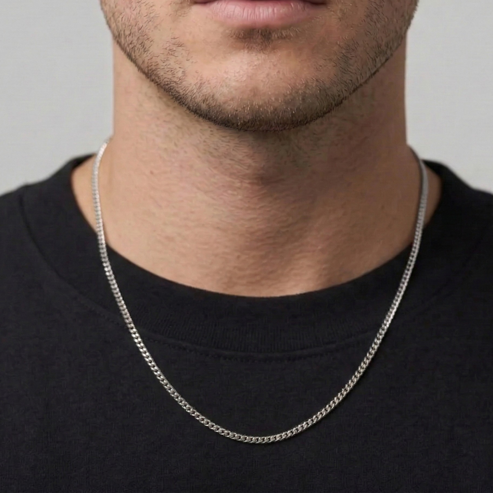 Connell Chain (Silver-Colored) 2mm