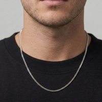 Connell Chain (Silver-Colored) 2mm