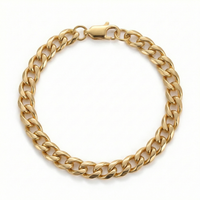 Cuban Bracelet (Gold-Colored) 4mm