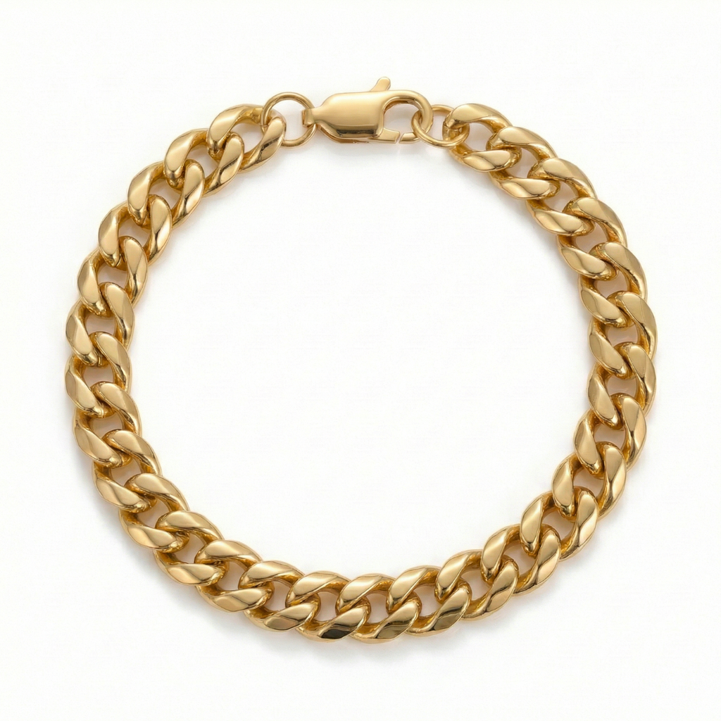 Cuban Bracelet (Gold) 6mm