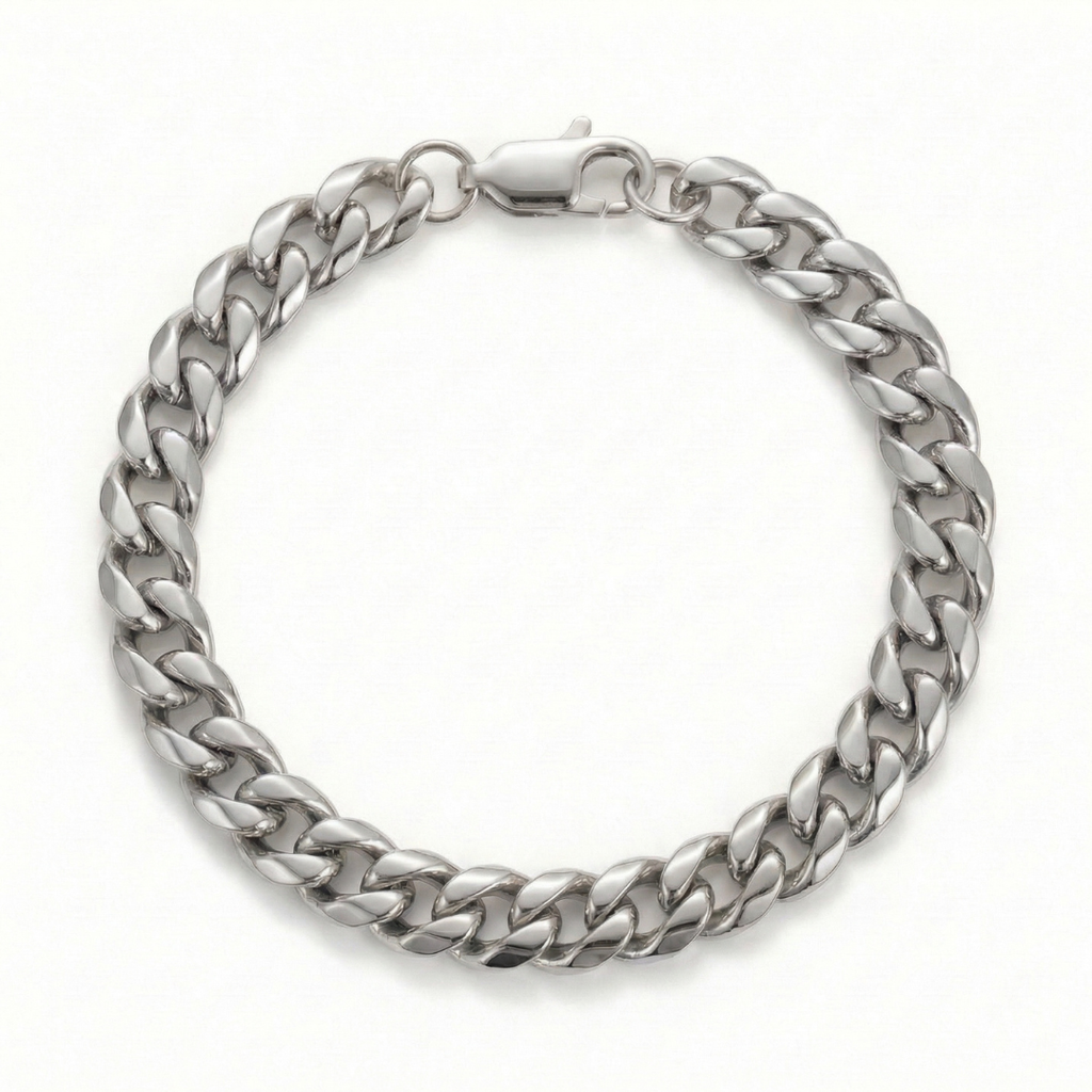 Cuban Bracelet (Silver) 6mm