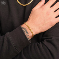 Cuban Bracelet (Gold-Colored) 6mm