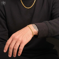 Cuban Bracelet (Gold-Colored) 6mm