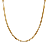 Cuban Chain (Gold-Colored) 4mm