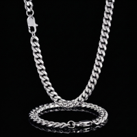 Cuban Chain (Silver-Colored) 6mm