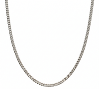 Cuban Chain (Silver-Colored) 4mm