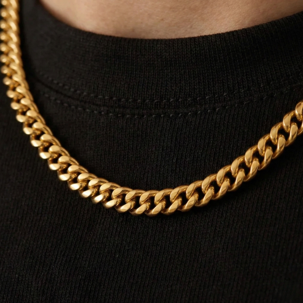Cuban Chain (Gold-Colored) 6mm