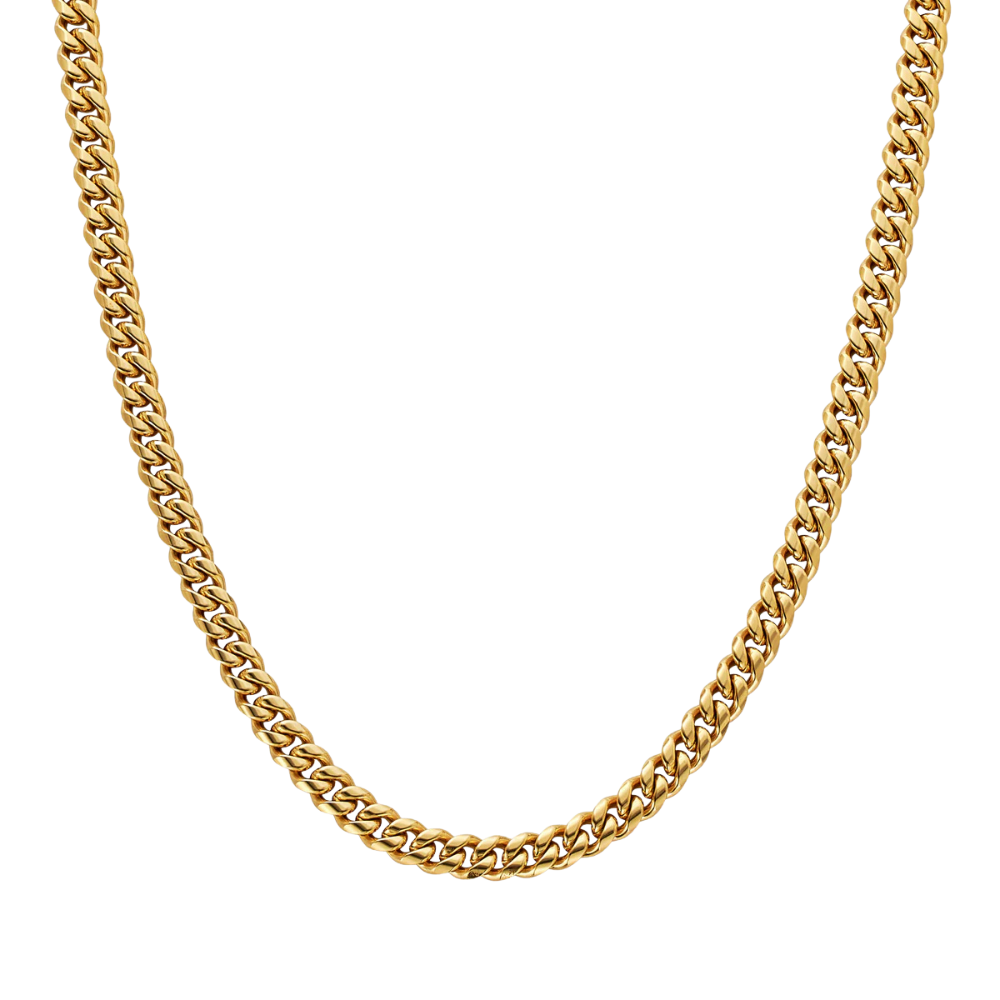 Cuban Chain (Gold-Colored) 6mm