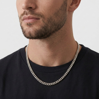 Cuban Chain (Silver-Colored) 6mm