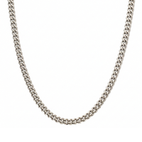 Cuban Chain (Silver-Colored) 6mm