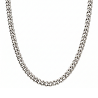 Cuban Chain (Silver-Colored) 8mm